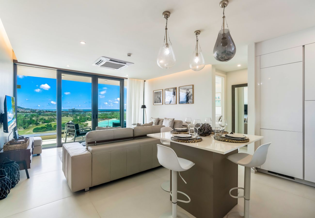 Appartement à Cupecoy - A-1102 Spacious and modern two bedroom with oceanv