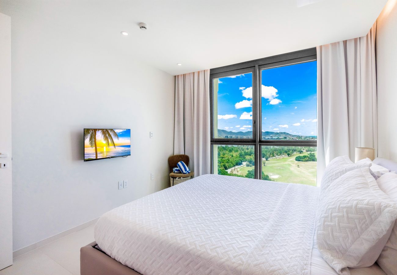 Appartement à Cupecoy - A-1102 Spacious and modern two bedroom with oceanv