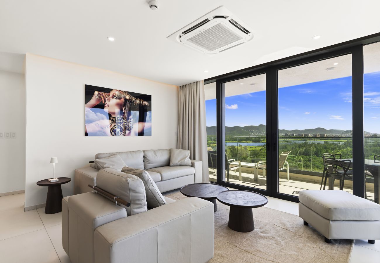 Appartement à Cupecoy - B-802 Stunning one bedroom corner ocean view