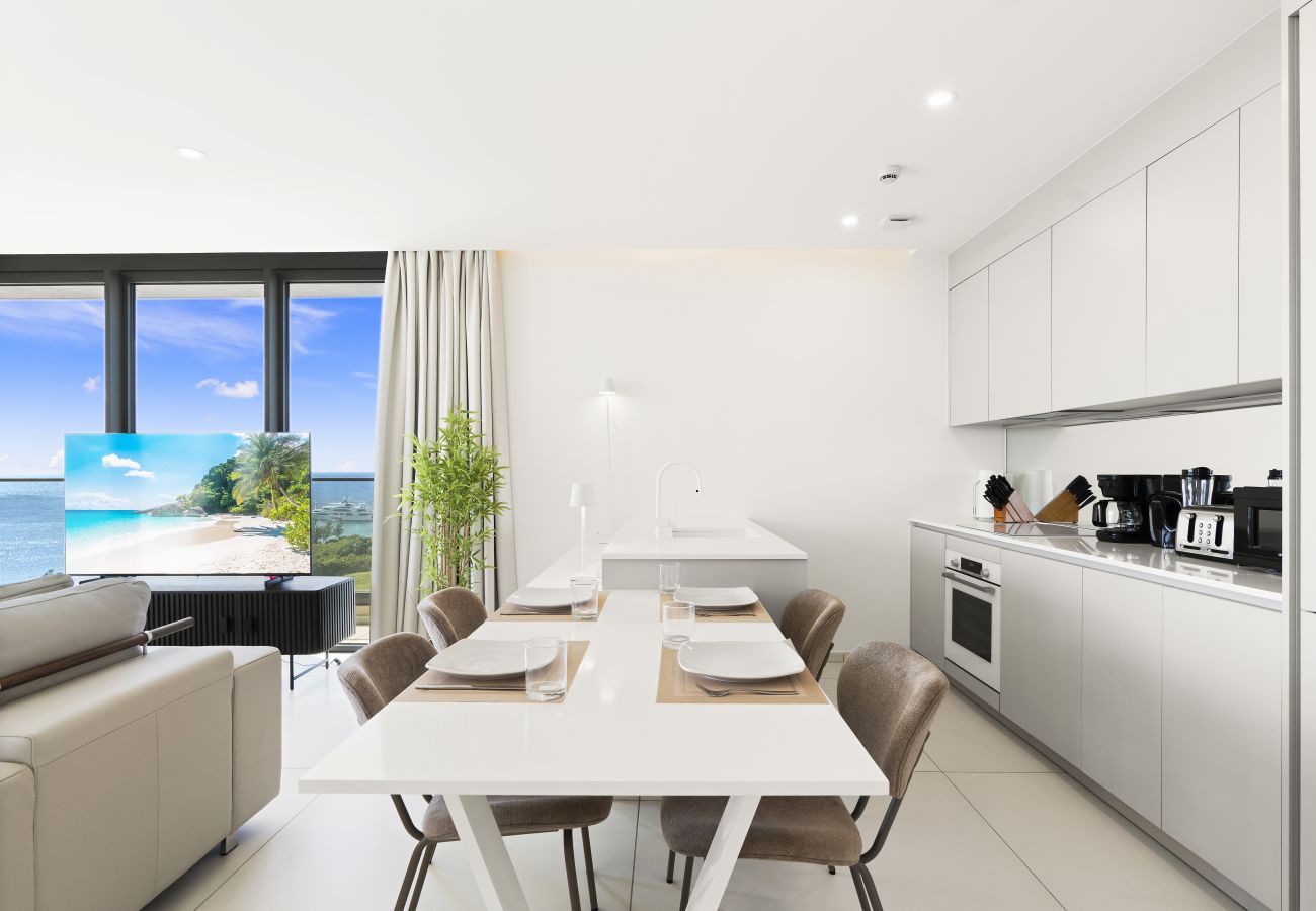 Appartement à Cupecoy - B-802 Stunning one bedroom corner ocean view
