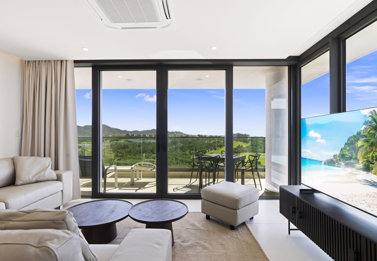 Appartement à Cupecoy - B-802 Stunning one bedroom corner ocean view
