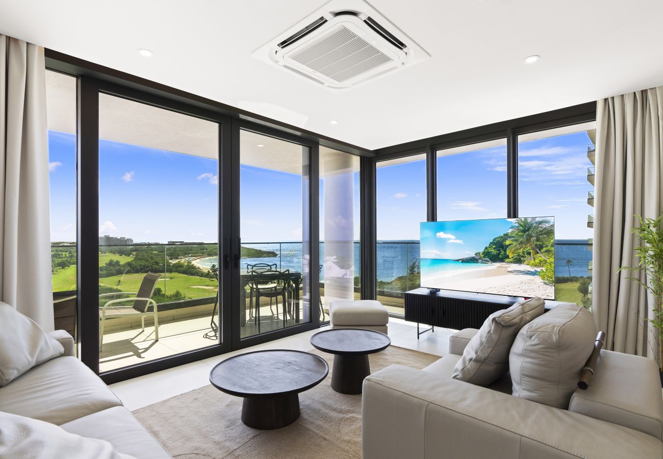 Appartement à Cupecoy - B-802 Stunning one bedroom corner ocean view