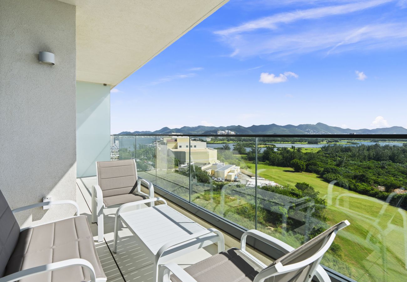 Appartement à Cupecoy - B-802 Stunning one bedroom corner ocean view