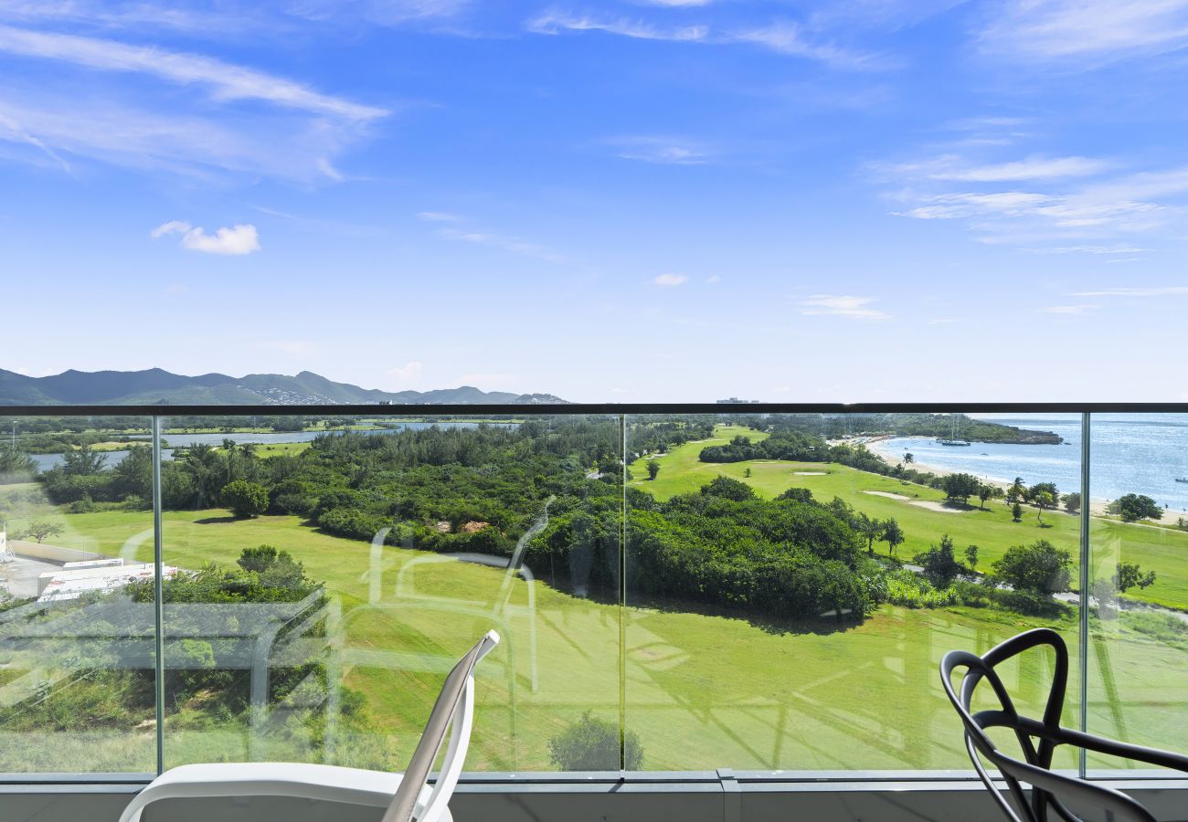 Appartement à Cupecoy - B-802 Stunning one bedroom corner ocean view