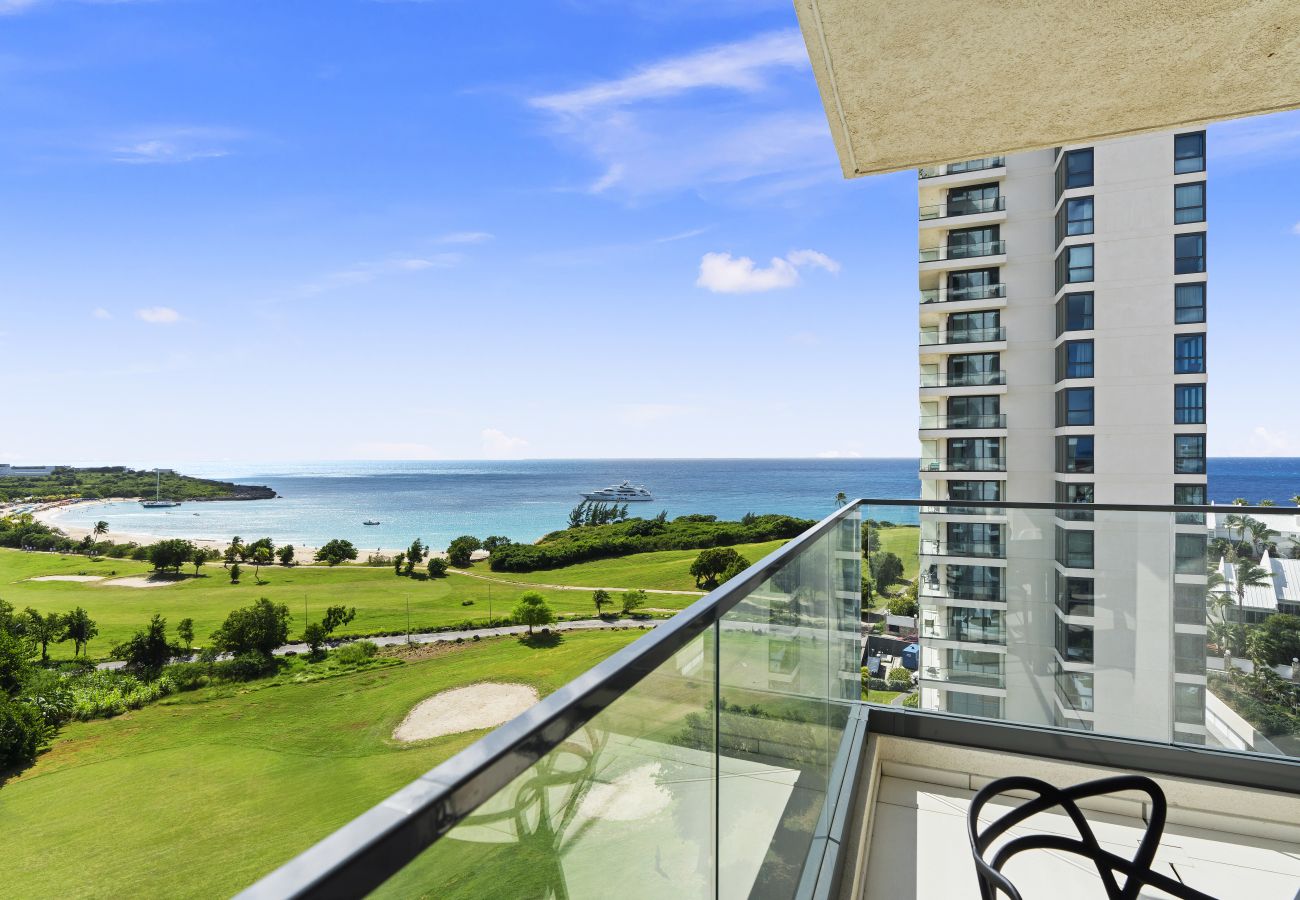 Appartement à Cupecoy - B-802 Stunning one bedroom corner ocean view