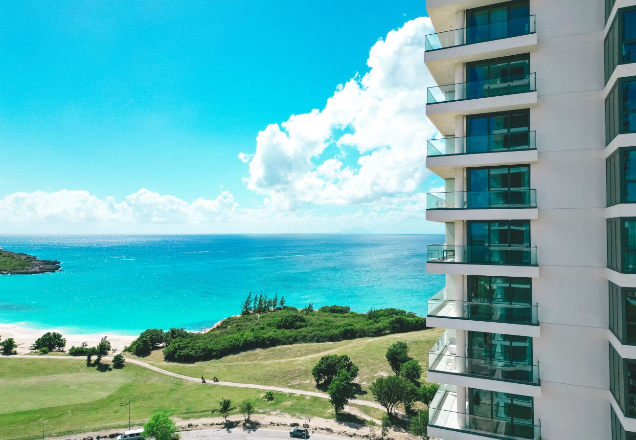 Appartement à Cupecoy - B-802 Stunning one bedroom corner ocean view