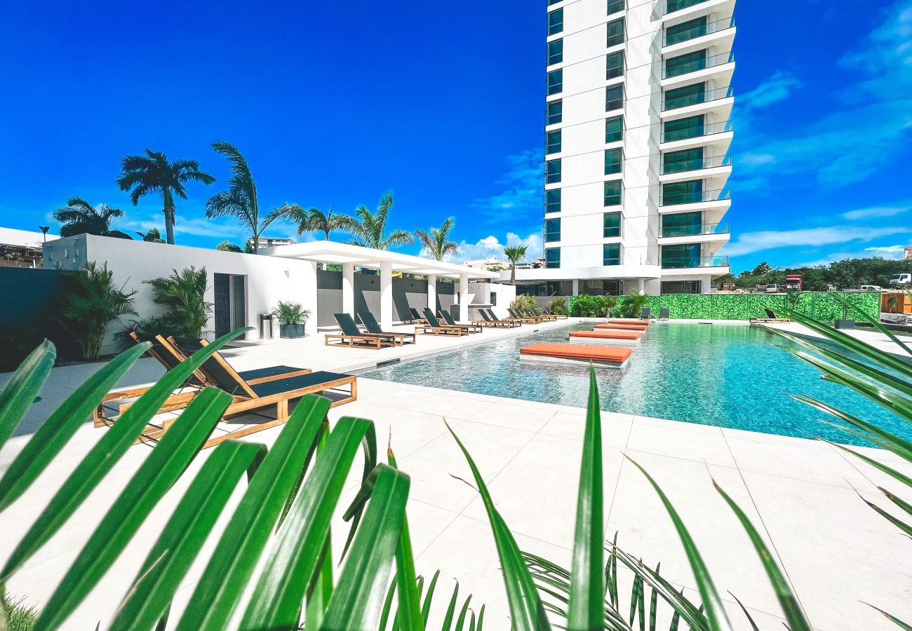 Appartement à Cupecoy - B-802 Stunning one bedroom corner ocean view