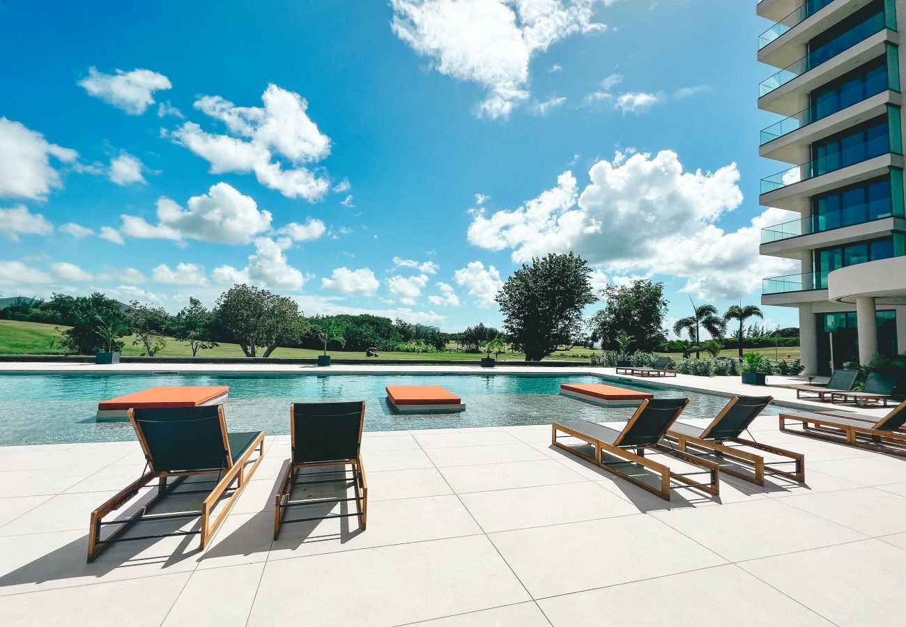 Appartement à Cupecoy - B-802 Stunning one bedroom corner ocean view