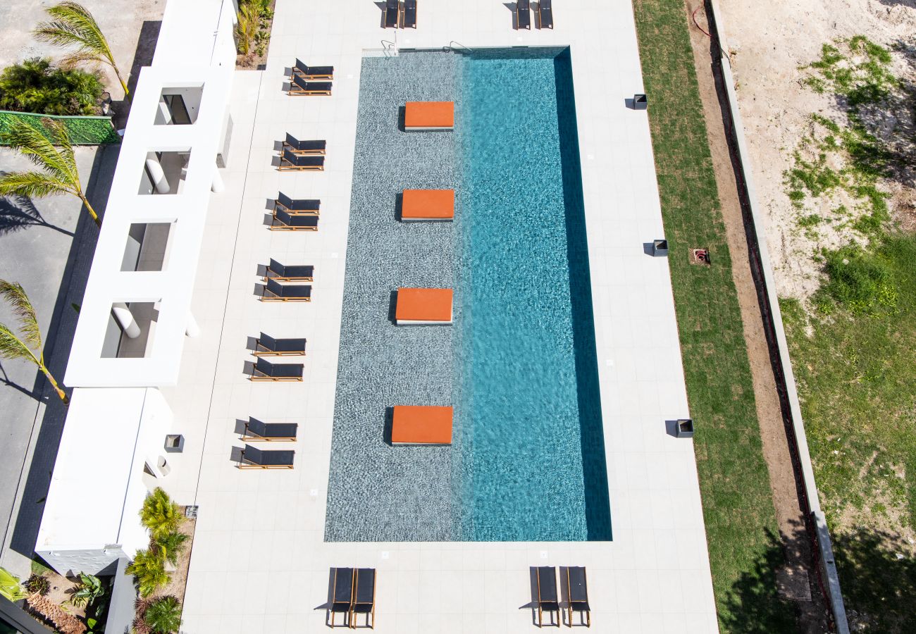 Appartement à Cupecoy - B-802 Stunning one bedroom corner ocean view