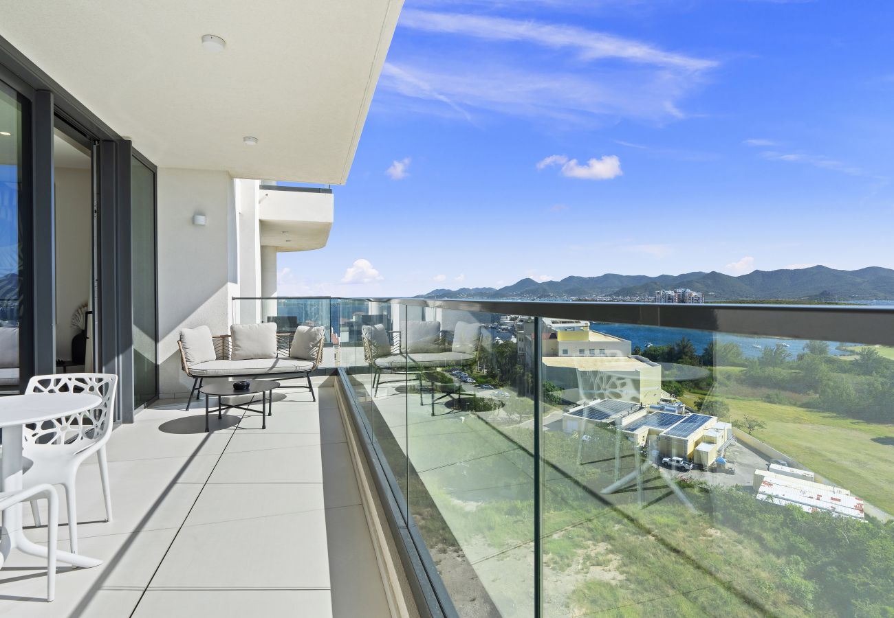 Appartement à Cupecoy - B-1102 Magical ocean views two bedroom with balcon