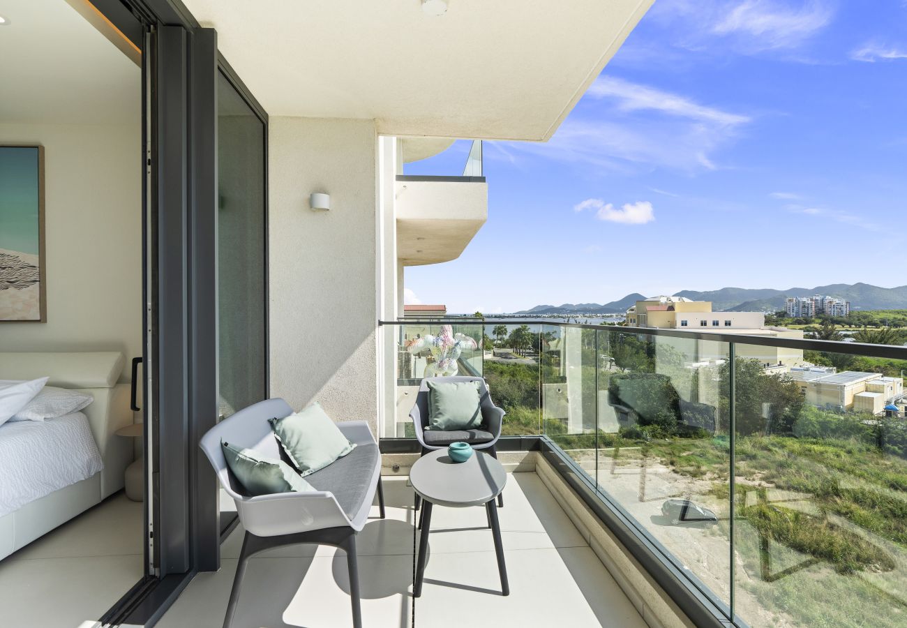 Studio à Cupecoy - B-603 Beautiful studio ocean view with balcony