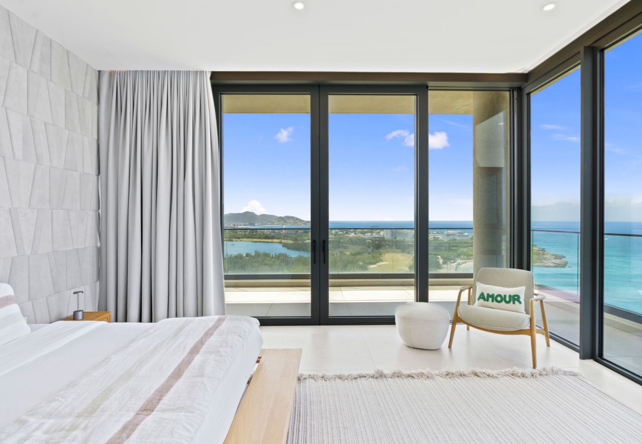 Appartement à Cupecoy - B-2000 Stunning penthouse with balcony and rooftop