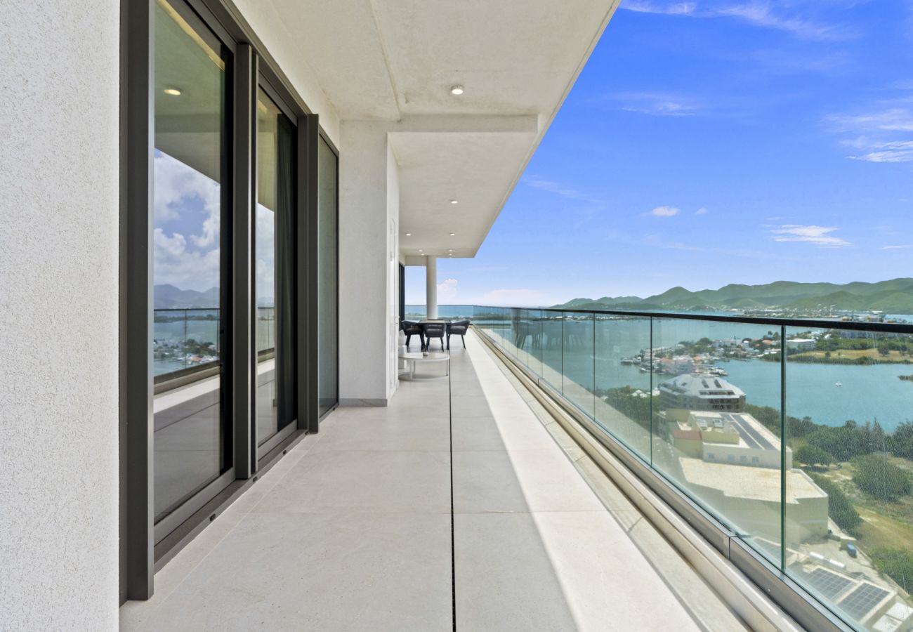 Appartement à Cupecoy - B-2000 Stunning penthouse with balcony and rooftop