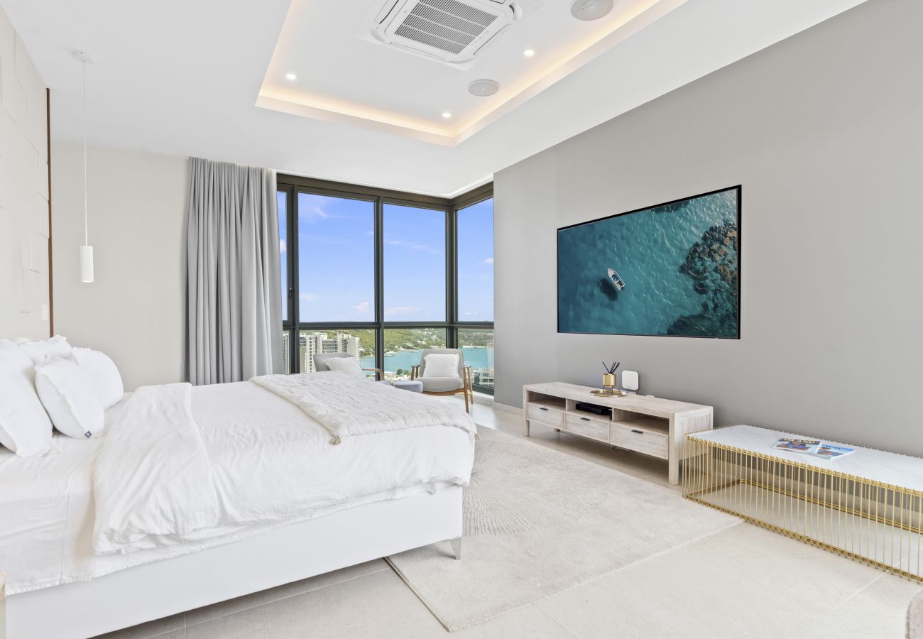 Appartement à Cupecoy - B-2000 Stunning penthouse with balcony and rooftop