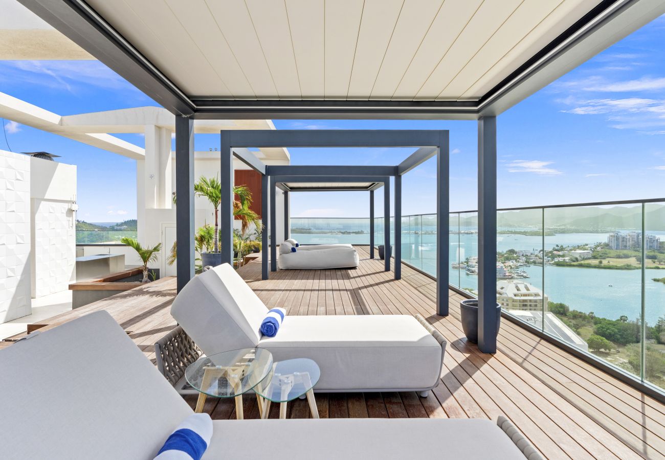 Appartement à Cupecoy - B-2000 Stunning penthouse with balcony and rooftop