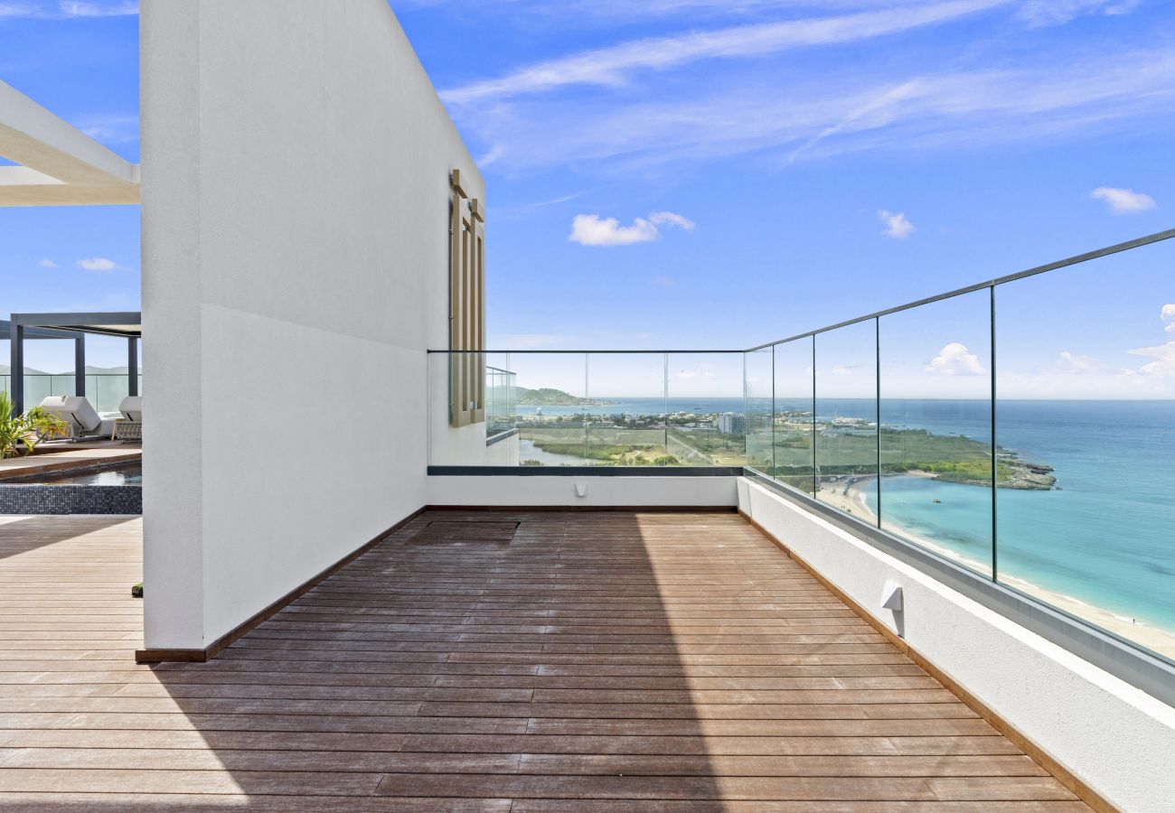 Appartement à Cupecoy - B-2000 Stunning penthouse with balcony and rooftop