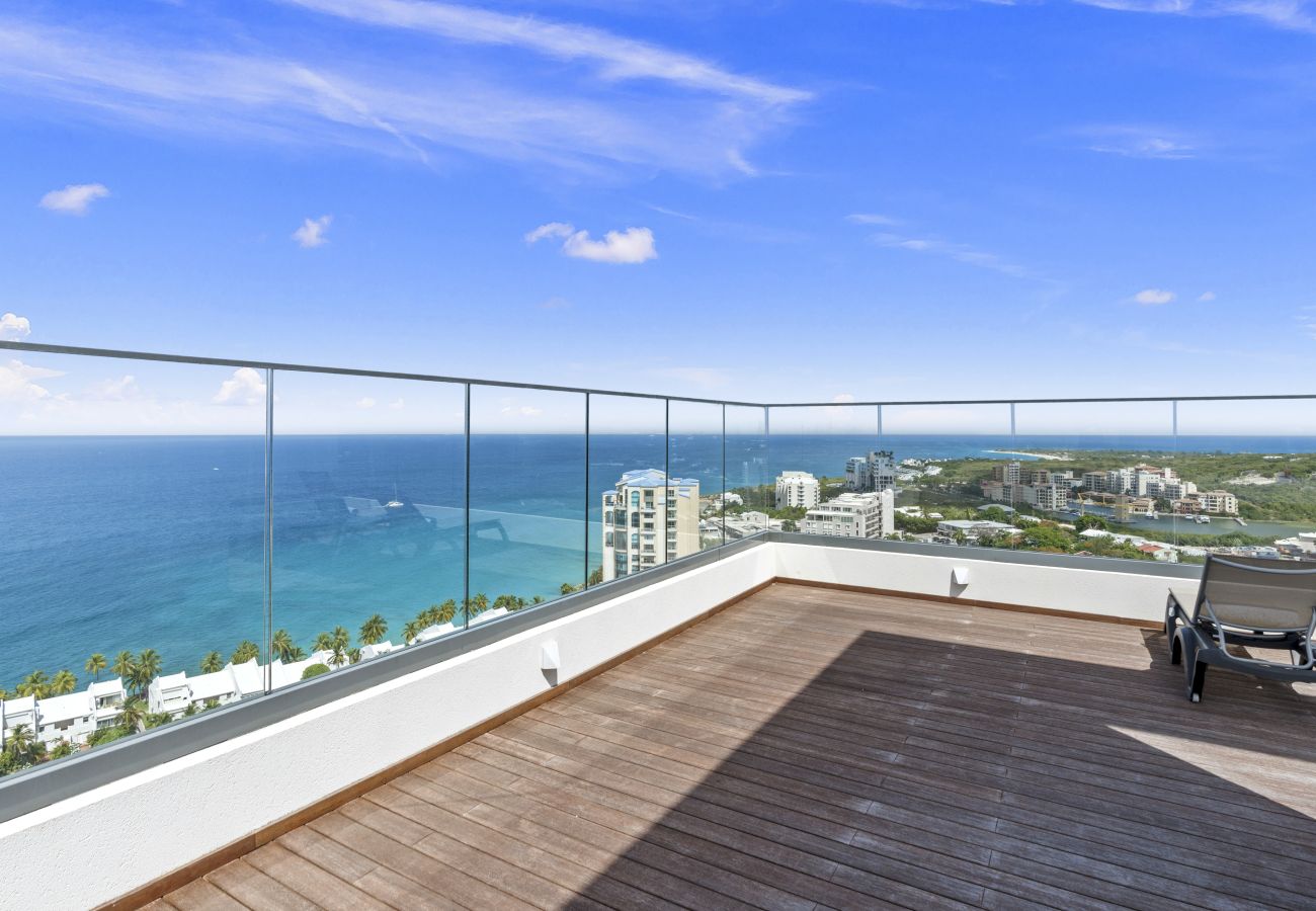 Appartement à Cupecoy - B-2000 Stunning penthouse with balcony and rooftop