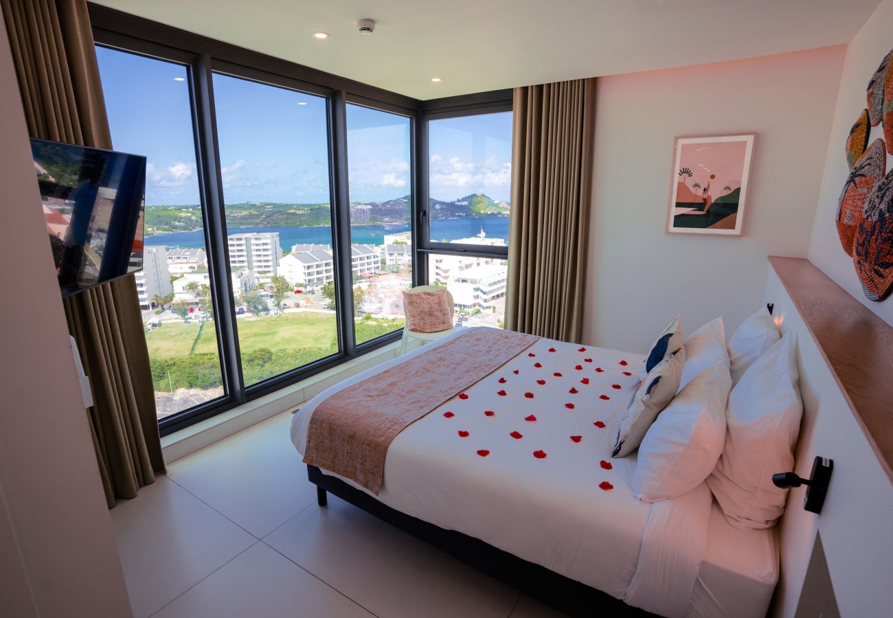 Appartement à Cupecoy - B-1703 Corner Unit with Stunning Ocean View