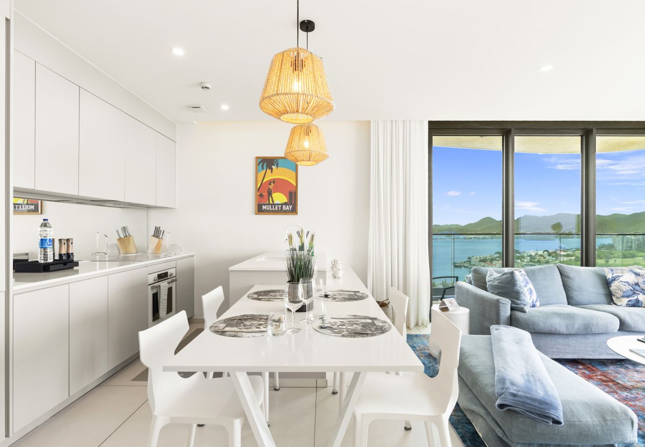 Appartement à Cupecoy - B-1703 Corner Unit with Stunning Ocean View