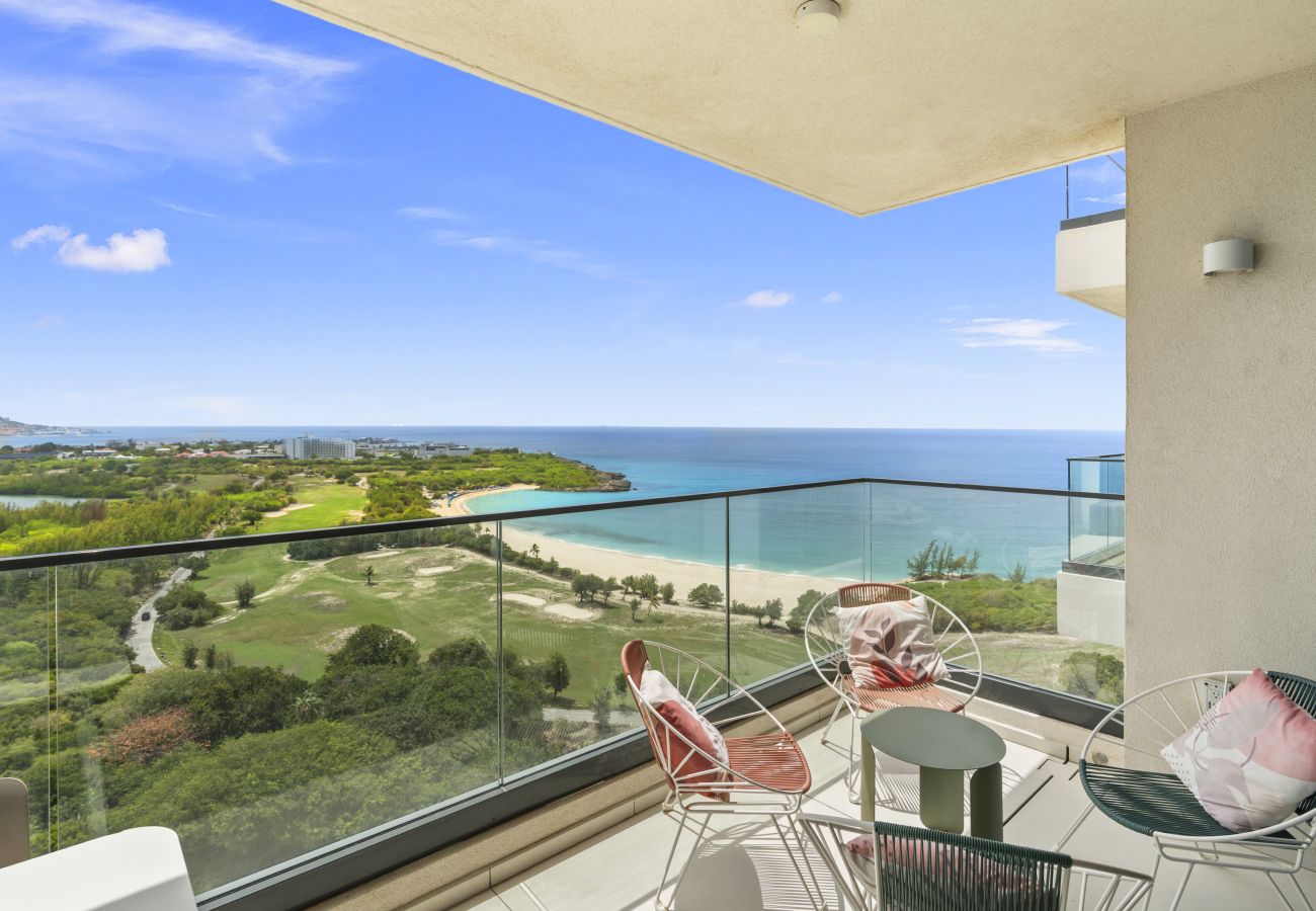 Appartement à Cupecoy - B-1703 Corner Unit with Stunning Ocean View