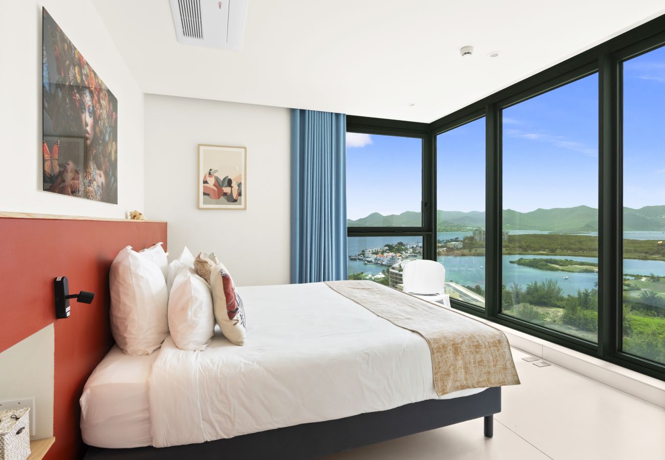 Appartement à Cupecoy - B-1703 Corner Unit with Stunning Ocean View
