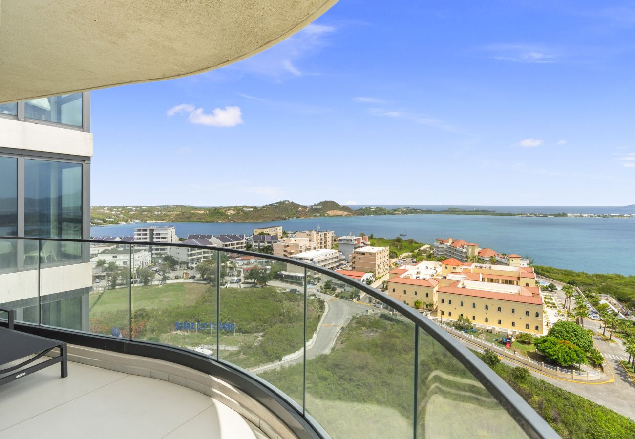 Appartement à Cupecoy - B-1703 Corner Unit with Stunning Ocean View