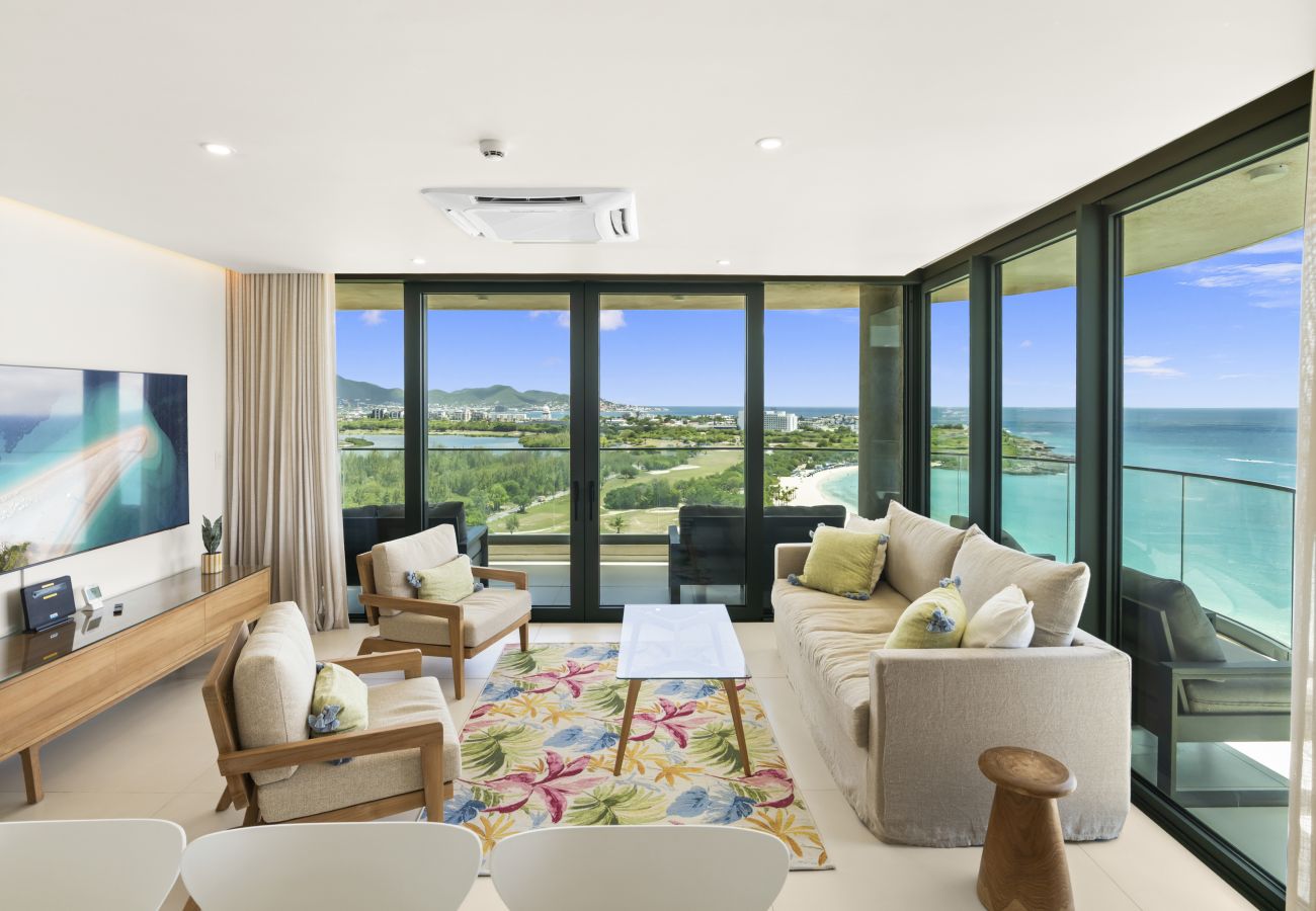 Appartement à Cupecoy - A-1401 Stunning 3 Bedrooms Oceanview