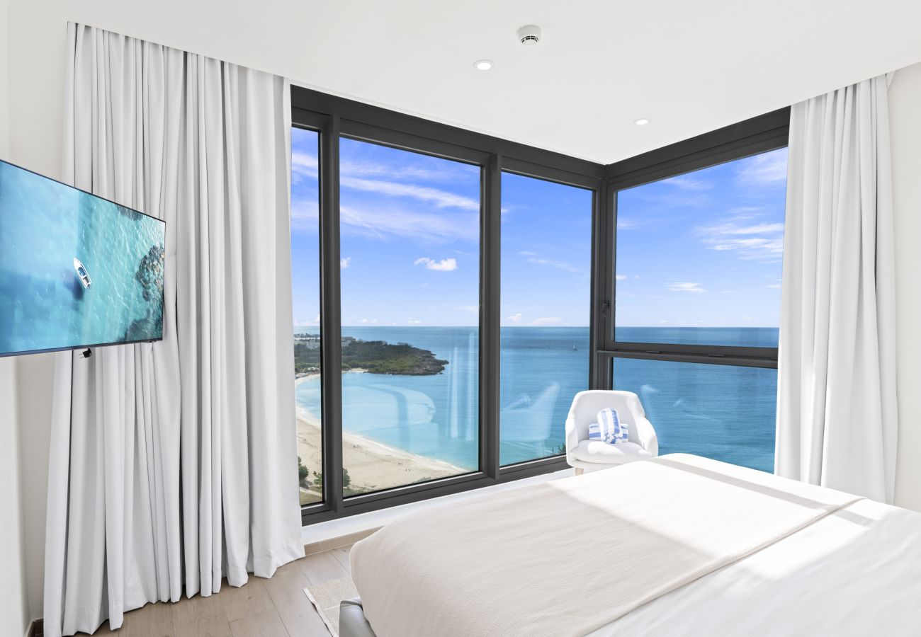 Appartement à Cupecoy - Rare 3-Bedroom Oceanview on a High Floor