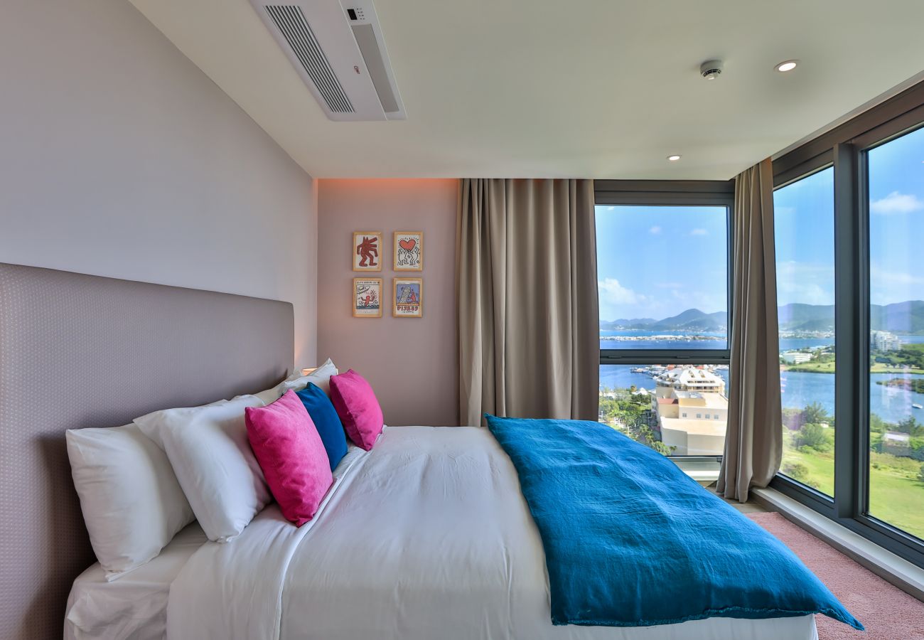 Appartement à Cupecoy - High-Floor 2BR apartment with stunning oceanview