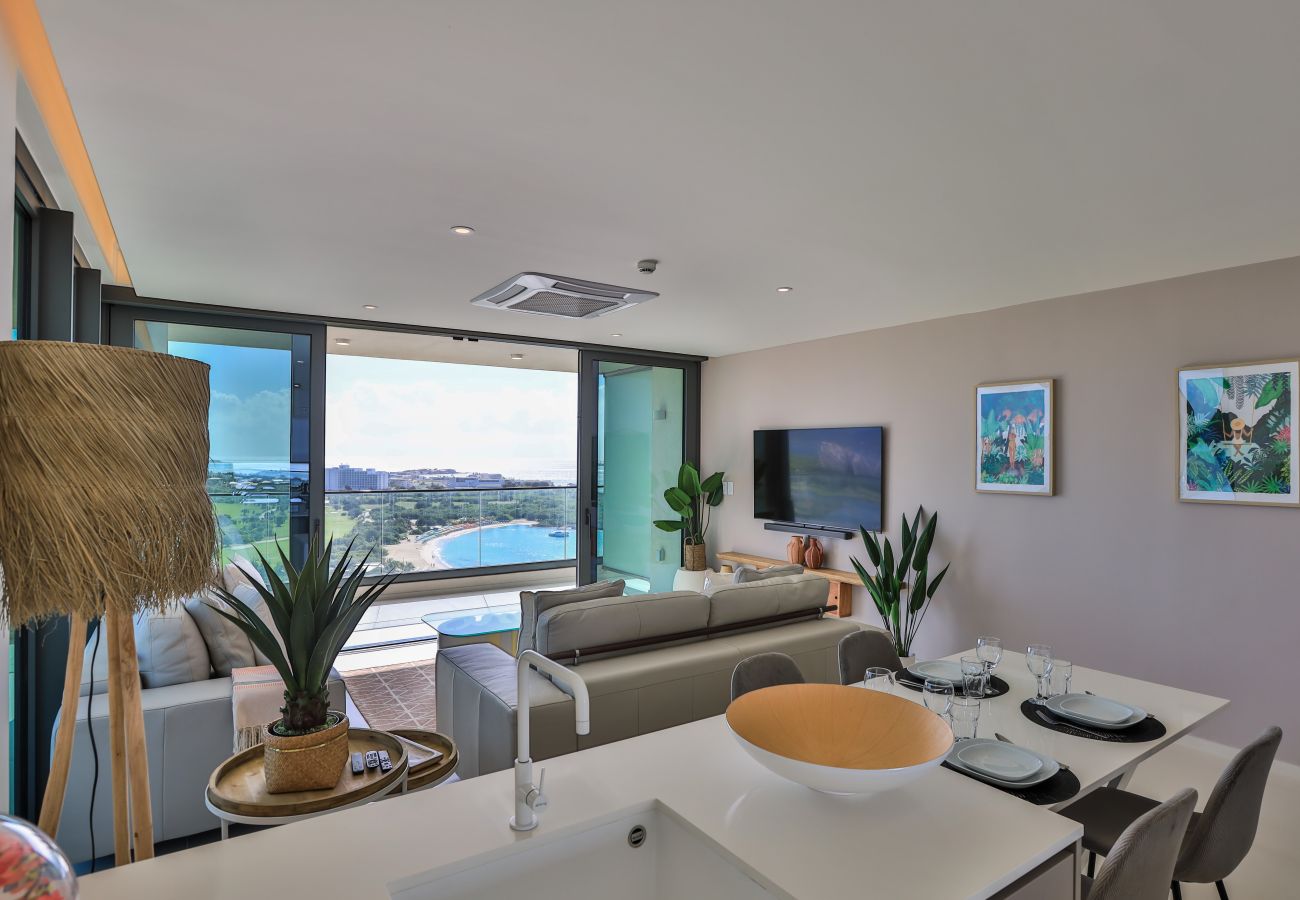 Appartement à Cupecoy - High-Floor 2BR apartment with stunning oceanview