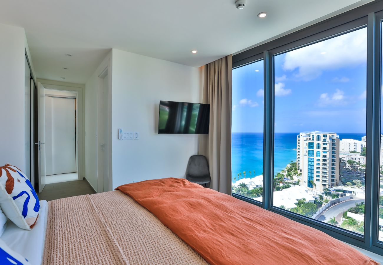 Appartement à Cupecoy - High-Floor 2BR apartment with stunning oceanview