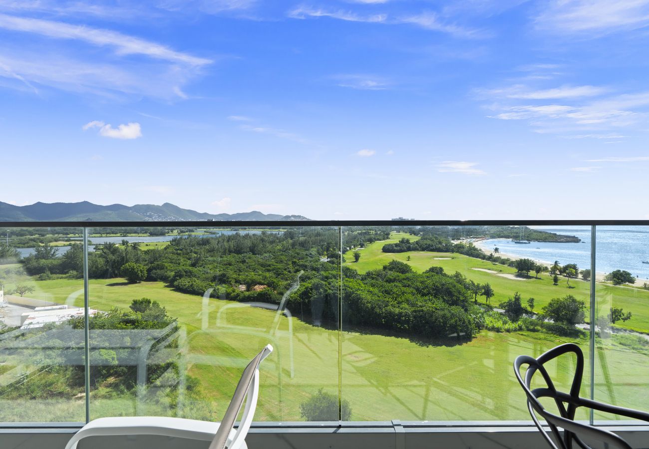 Apartment in Cupecoy - B-802 Stunning one bedroom corner ocean view