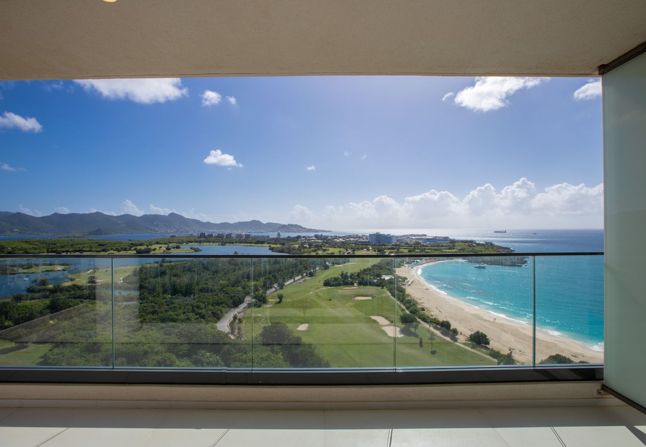 Apartment in Cupecoy - High-Floor 2BR apartment with stunning oceanview