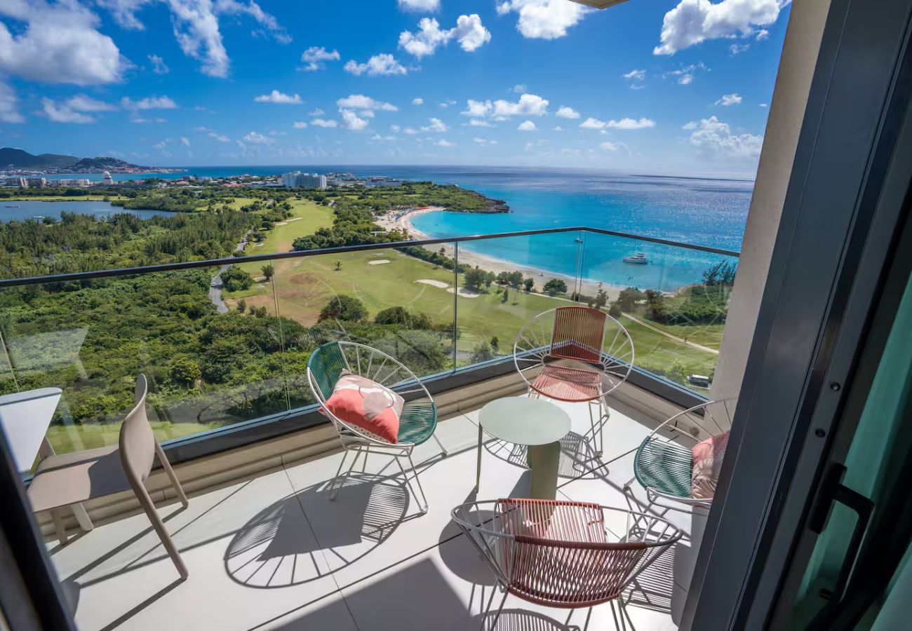 Flat in Cupecoy -  2 bedroom corner HIgh floor tower B