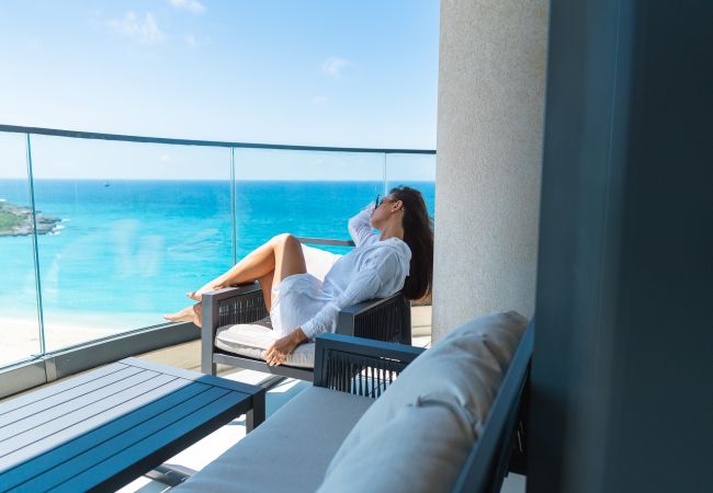 Apartment in Cupecoy - A-501 Stunning three bedroom overlooking Mullet Ba Apartment in Cupecoy - A-501 Stunning three bedroom overlooking Mullet Ba