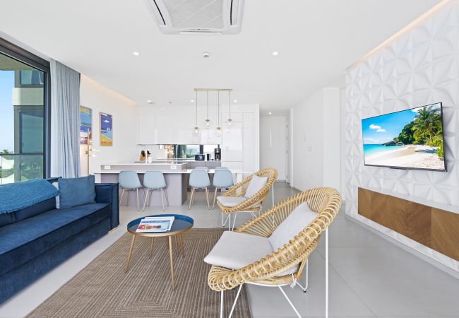Apartment in Cupecoy - A-501 Stunning three bedroom overlooking Mullet Ba Apartment in Cupecoy - A-501 Stunning three bedroom overlooking Mullet Ba