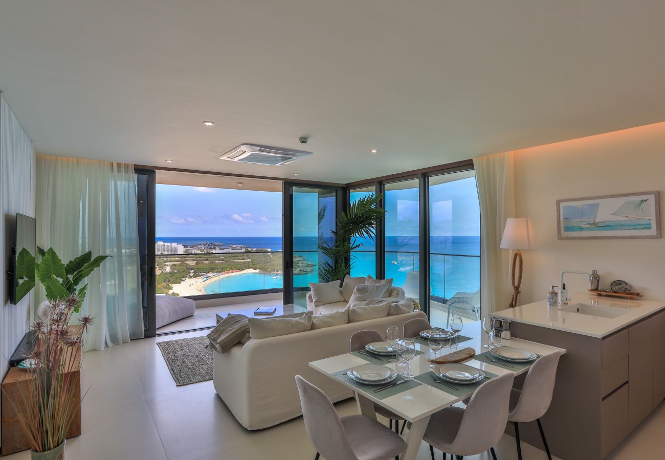 View on Mullet Bay from the living room