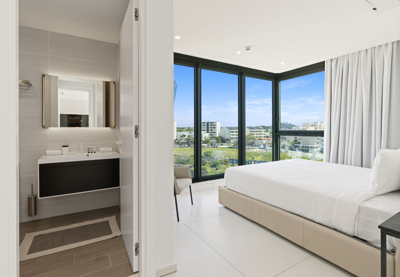 Apartment in Cupecoy - B-905 Beautiful one bedroom lagoon view