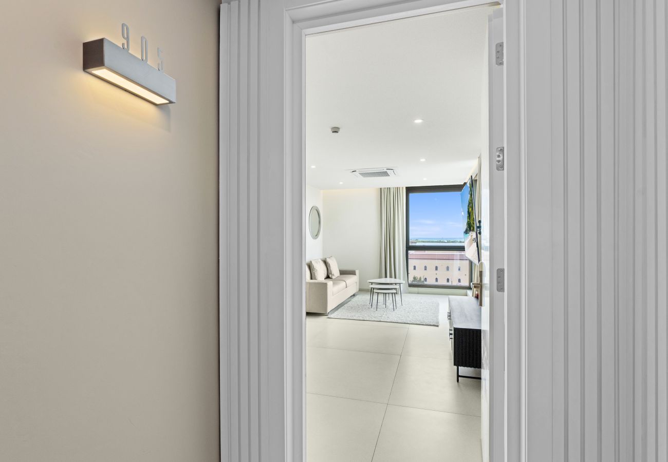 Apartment in Cupecoy - B-905 Beautiful one bedroom lagoon view