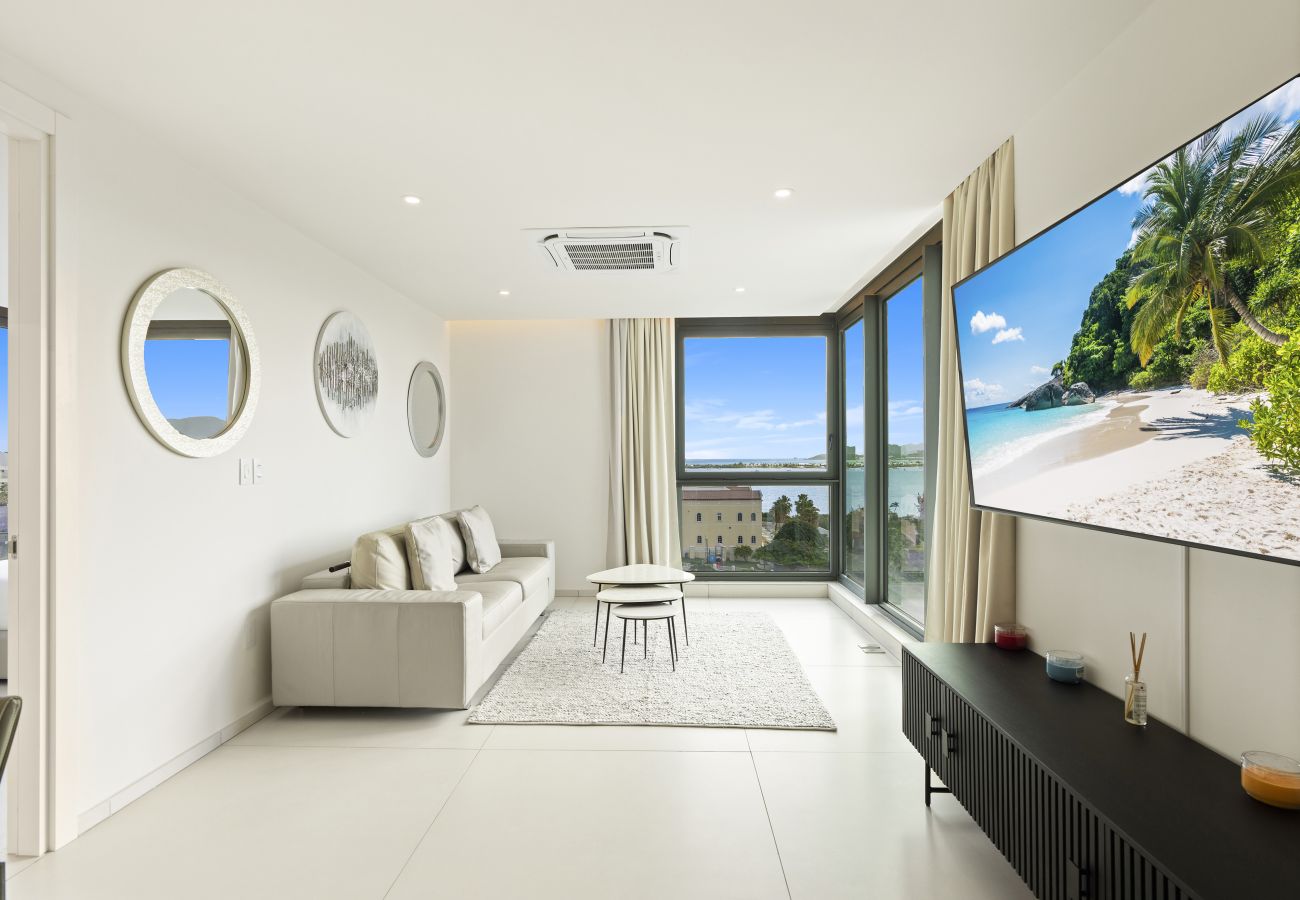 Apartment in Cupecoy - B-905 Beautiful one bedroom lagoon view