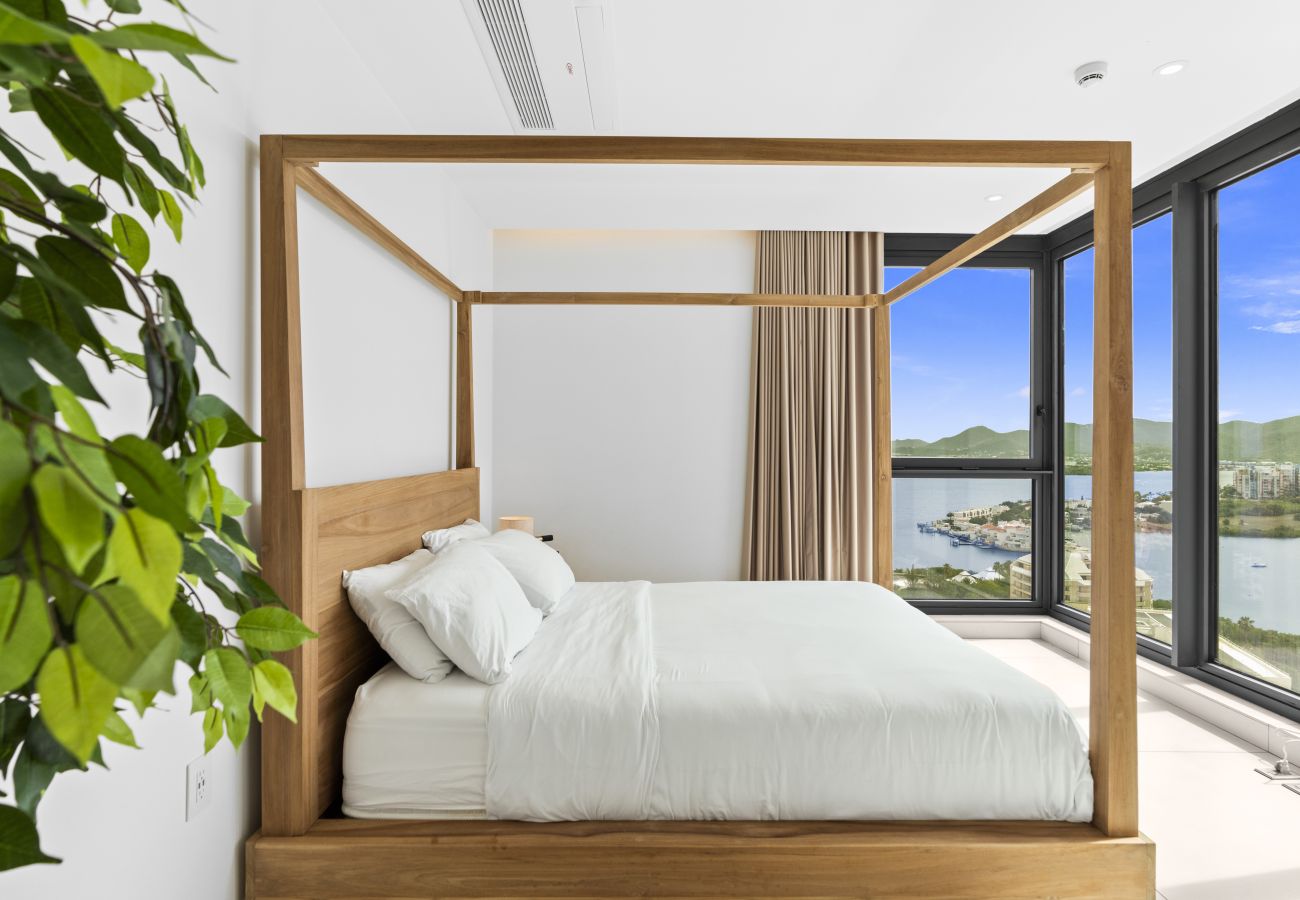 Apartment in Cupecoy - B-1902 Stunning 3 Bd sub-penthouse corner balcony