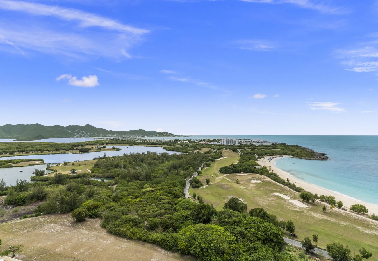 Apartment in Cupecoy - B-1902 Stunning 3 Bd sub-penthouse corner balcony
