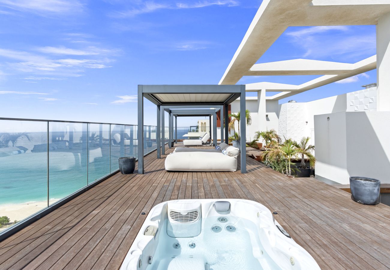 Apartment in Cupecoy - B-2000 Stunning penthouse with balcony and rooftop