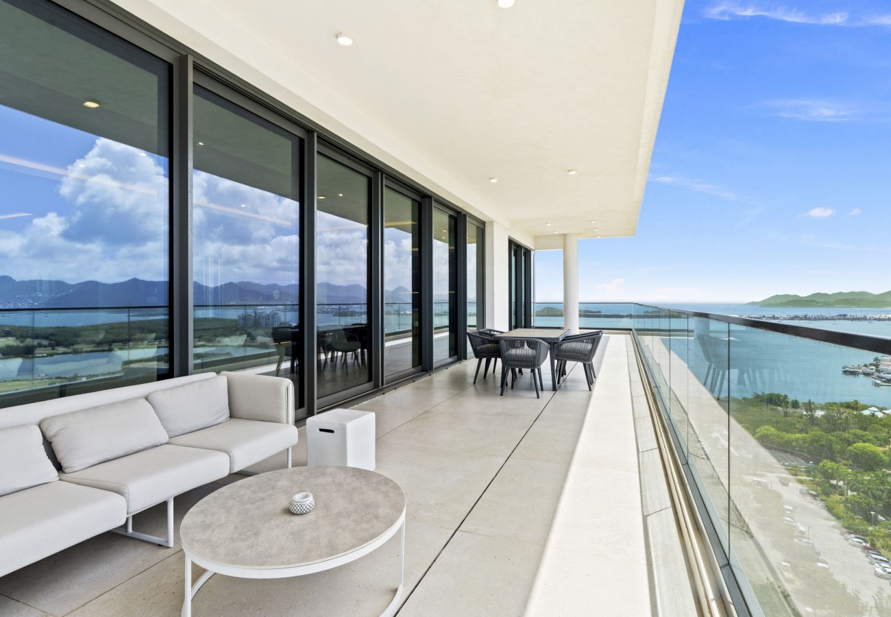 Apartment in Cupecoy - B-2000 Stunning penthouse with balcony and rooftop