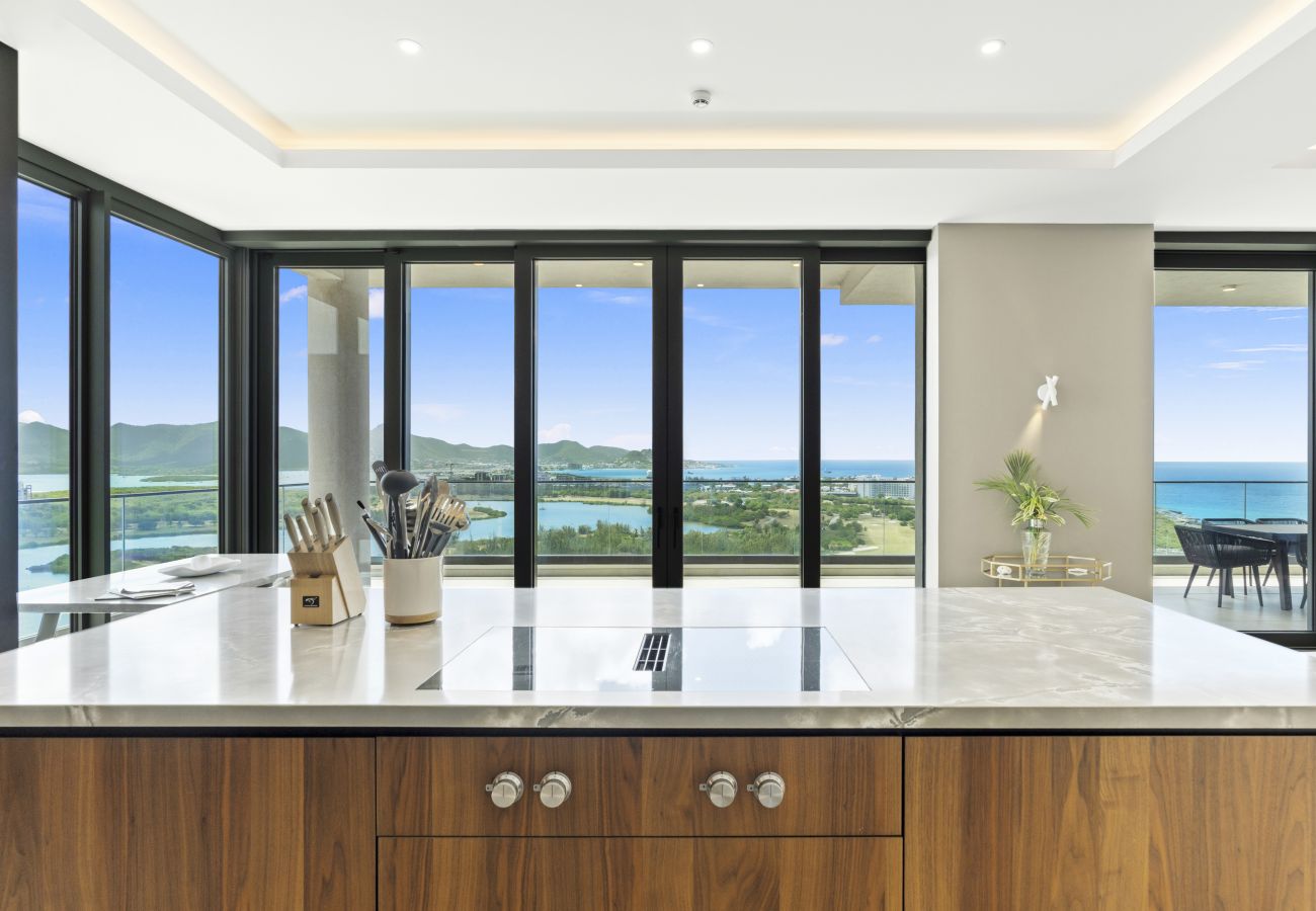 Apartment in Cupecoy - B-2000 Stunning penthouse with balcony and rooftop