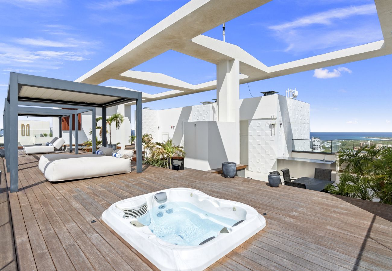 Apartment in Cupecoy - B-2000 Stunning penthouse with balcony and rooftop
