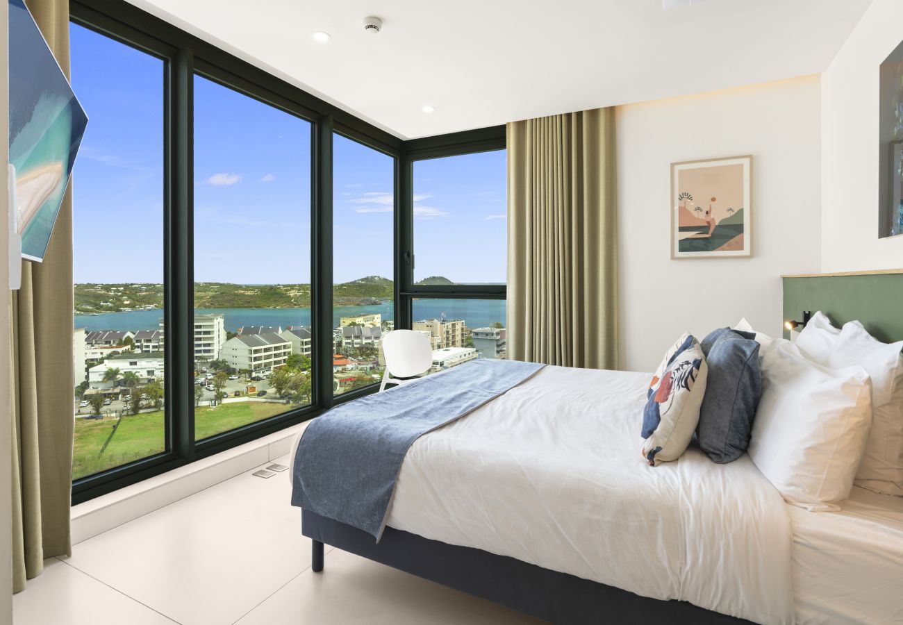 Apartment in Cupecoy - B-1703 Corner Unit with Stunning Ocean View